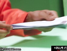 Large-bosomed Blond hair babe Made love Hard - Handjob