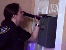 Black guy arrested by these busty milfs he will have to fuck very well