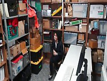 Busty Teen Shoplifter Fucks The Security Guard For Free