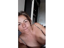 My sister-in-law comes to visit me in daybed as pretty soon as I woke up to have breakfast with my milk