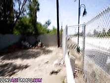 Teen booty bitch rammed