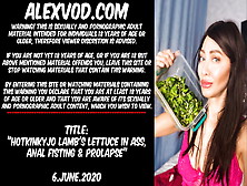 Hotkinkyjo Lamb's Lettuce In Bum,  Butt Sex Fisting & Prolapse