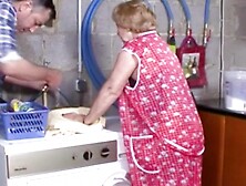 Big Tit Old Lady Fucks Inside Nylons Inside The Laundry Room