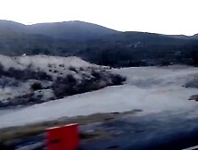 Journey, cemetery and mountains