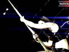 Danielle Donahue Pole Dance – Survival Knife