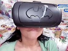 Chica vio porno en gafas vr y masturbando su coño, luego chico la follóxxx
