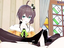 Natsuiro Matsuri and I have intense sex in the bedroom.  - Hololive VTuber Anime