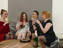 These Naughty Housewives Sure Know How To Party - Miroslava,  Mikaela And Larissa
