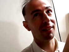 Beauty dark haired plowed inside 3 with eager dicks