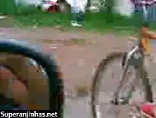 Exhibitionist Slut On A Bike