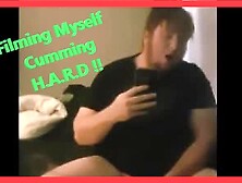 I Couldnt Keep Quiet! Filming Myself Cumming Extra Hard With My Thick Sensitive Cock.