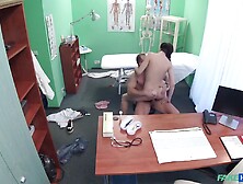 Young Russian Babe Gets Screwed By Cocky Doctor