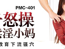 Son angrily fucks young mom who is prostitution