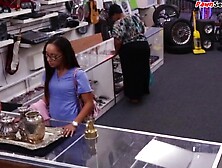 Pawnshop nurse sucking off and rides for money