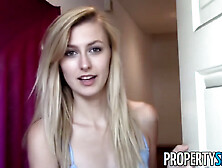 Alexa Grace - Attractive Blonde Realtor Fucks Renter In Apartment