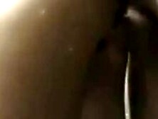 couple suck and screw in a restroom