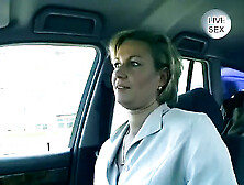 Mature German Bitch Fucks Dildo In Nature