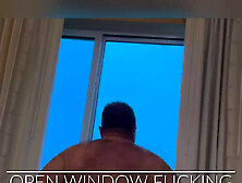 Anal Steve Fucking In Front Of An Open Window For All Outside To See And Enjoy Him Pleasuring Himself