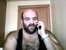 Very Furry Turk On Cam,  No Cum