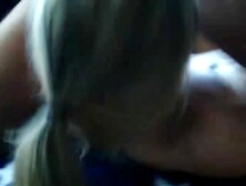 Blonde No Hands facial