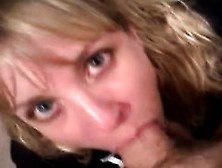 Deepthroating Blonde Milf That Is Amateur