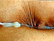 Dark wang jerking off gigantic spunk load down my chunky anus,  giant ass big beautiful woman old lady close up fingering,  vagina