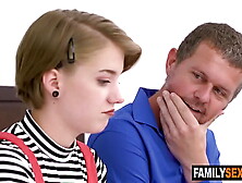 Wild uncle rides virgin step-niece