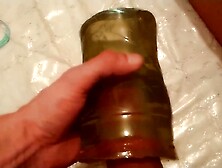 Test of Homemade Gelatin Silicone Cunt