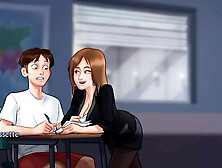 Sneaky Link with My French Teacher (Summertime Saga Gameplay)