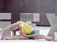 ULTRAFILMS Adorable Anna Tatu flirts and shows herself naked from all sides in a very hot striptease