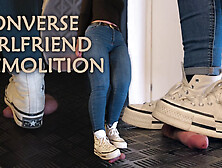 Girlfriend Converse Demolition - Cock Balls Crush Trample, Shoejob, Bootjob, CBT, Ballbusting, Trampling, Stomping