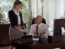 Gorgeous Secretary Gets Her Hole Nailed With Bosss Schlong - Riley Reyes