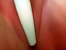 Tight Wet Vagina Orgasm From Vibrator