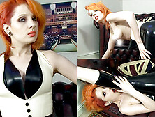Ulorin Vex in White Top and Capri Pants - LatexHeavenVideo