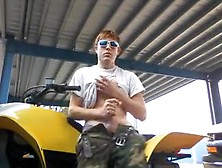 Public Cum Shot Porn Wanking Outside