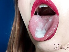 Would you Give me a Kiss after he Orgasm in my Mouth,  Cuck? Ellie Dawn