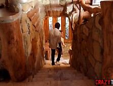 Hot hottie drank large shlong and sweetheart enjoyed hardcore anal invasion