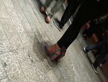 MILF,  hot feet in high heels