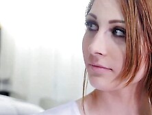 Horny babe Nina Skye enticed bearded hunk Cyrus King into a hot sex