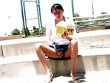 Bobbi Blair Upskirt In Public
