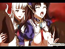 Shemale Anime Coeds Bigboobs Threesome Fucking