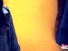 Tiny Coed Skylar Fingers And Rubs Her Cunt With A Sex Toy!