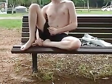 Big Cock Wank Outdoors