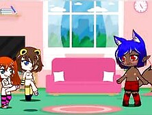 Emma being fucked by the Futa Afton Family Gacha Club