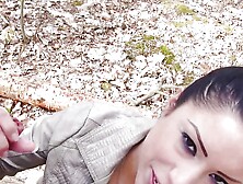 German Amateur Teen Outdoor Pov Sex In Forest With Skinny Slut