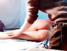 European Amateur Ass Fingered In A Cab After Riding His Cock