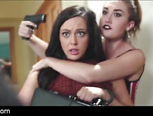 GIRLSWAY Superhero Angela White Rough Fucks Whitney Wright After Saving