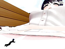 (MMD Giantess) After School Confession