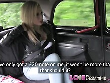 Love Creampie Blonde with Big Tits gets Filled with Man Jam in my Cab