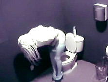 Girl Caught Musturbating In Toilet